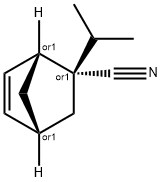 Bicyclo[2.2.1]hept-5-ene-2-carbonitrile, 2-(1-methylethyl)-, endo- (9CI) 化学構造式
