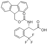 FMOC-(R)-3-AMINO-3-(2-TRIFLUOROMETHYL-PHENYL)-PROPIONIC ACID