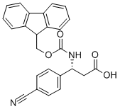 FMOC-(R)-3-氨基-3-(4-苯腈基)丙酸,517905-92-9,结构式