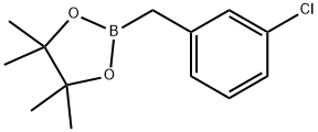2-[(3-chlorophenyl)Methyl]-4,4,5,5-tetraMethyl-1,3,2-dioxaborolane Structure