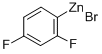 2,4-二氟苯溴化锌, 0.5M THF溶液, 氩气下用可重封的 CHEMSEAL 瓶包装, 517920-79-5, 结构式