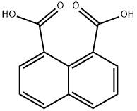 1,8-ナフタレンジカルボン酸 化学構造式