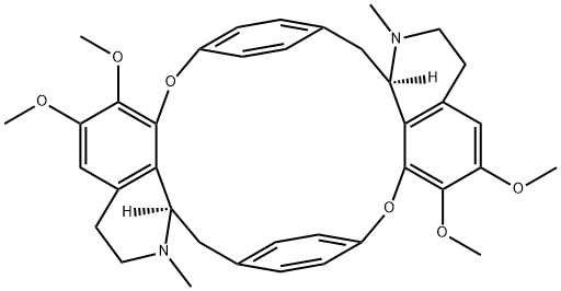 轮环藤碱,518-94-5,结构式