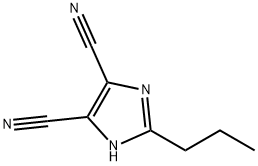 2-PROPYL-1H-IMIDAZOLE-4,5-DICARBONITRILE Struktur