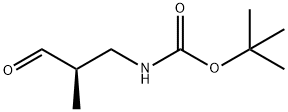 Carbamic acid, [(2R)-2-methyl-3-oxopropyl]-, 1,1-dimethylethyl ester (9CI) Struktur