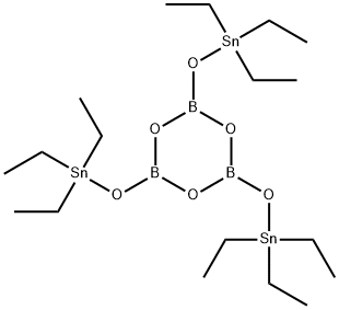 Boroxin,  tris[(triethylstannyl)oxy]-  (9CI) 化学構造式