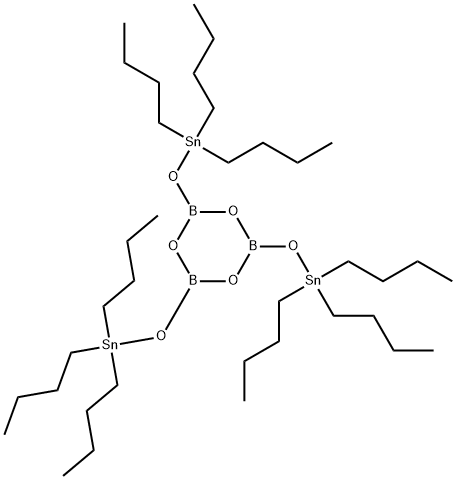 Boroxin,  tris[(tributylstannyl)oxy]-  (9CI) Struktur
