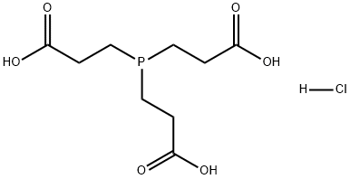 Tris(2-carboxyethyl)phosphine hydrochloride Struktur