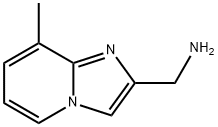 1-(8-メチルイミダゾ[1,2-A]ピリジン-2-イル)メタンアミン DIHYDROCHLORIDE 化学構造式