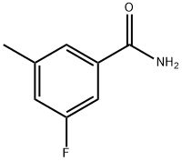 3-氟-5-甲基苯甲酰胺, 518070-23-0, 结构式