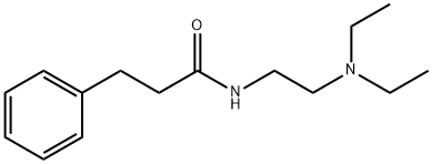 N-[2-(Diethylamino)ethyl]-3-phenylpropionamide 结构式