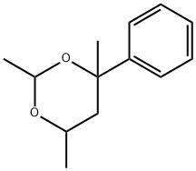 2,4,6-三甲基-4-苯基-1,3-二恶烷 结构式