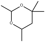 2,4,4,6-Tetramethyl-1,3-dioxane Struktur