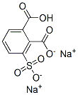 disodium hydrogen sulphonatophthalate Struktur