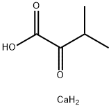3-メチル-2-オキソ酪酸カルシウム水和物 化学構造式