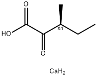 Calcium (S)-3-methyl-2-oxovalerate Structure