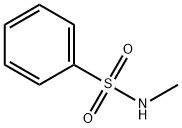 N-メチルベンゼンスルホンアミド 化学構造式