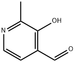3-羟基-2-甲基吡啶-4-甲醛 结构式