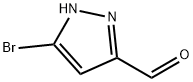 5-BROMO-1H-PYRAZOLE-3-CARBALDEHYDE 化学構造式