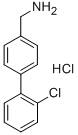 [4-(2-CHLOROPHENYL)PHENYL]METHYLAMINE HYDROCHLORIDE Structure