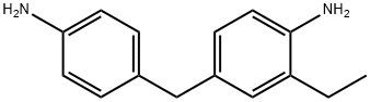 4-[(4-アミノフェニル)メチル]-2-エチルベンゼンアミン 化学構造式