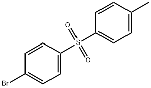 (p-ブロモフェニル)p-トリルスルホン 化学構造式