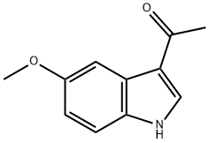 3-乙酰基-5-甲氧基吲哚,51843-22-2,结构式