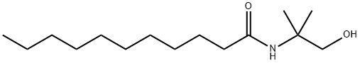 N-(2-hydroxy-1,1-dimethylethyl)undecanamide Struktur