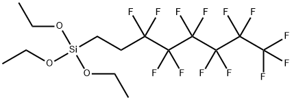 1H,1H,2H,2H-全氟辛基三乙氧基硅烷,51851-37-7,结构式