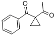 1-乙酰基-1-苯甲酰环丙烷, 5186-09-4, 结构式