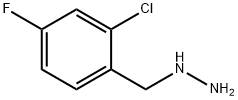 2-CHLORO-4-FLUORO-BENZYL-HYDRAZINE Struktur