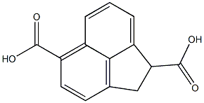 (-)-1,5-アセナフテンジカルボン酸 化学構造式