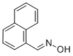 (E)-1-ナフタレンカルボアルデヒドオキシム 化学構造式