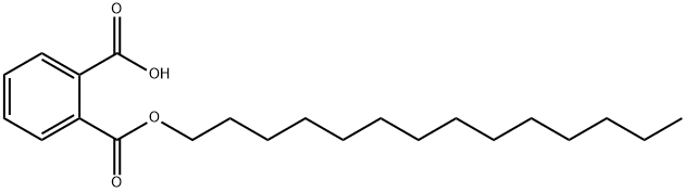 フタル酸水素1-テトラデシル 化学構造式