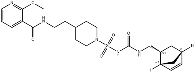格列胺脲, 51876-98-3, 结构式