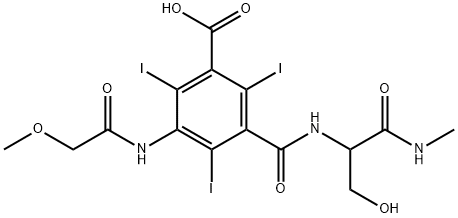 碘丝酸 结构式