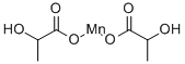 2-ヒドロキシプロパン酸/マンガン,(1:x) 化学構造式