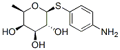 4-Aminophenyl-B-D-thiofucopyranoside Struktur