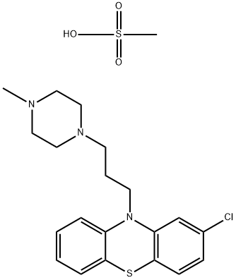 PROCHLORPERAZINE MESYLATE BP, 51888-09-6, 结构式