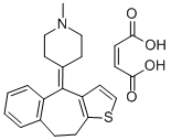 りんご酸ピゾチリン 化学構造式
