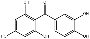 (3,4-ジヒドロキシフェニル)(2,4,6-トリヒドロキシフェニル)ケトン 化学構造式