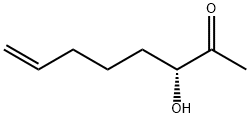 7-Octen-2-one, 3-hydroxy-, (3R)- (9CI) 结构式