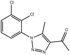 1-[1-(2,3-DICHLOROPHENYL)-5-METHYL-1H-1,2,3-TRIAZOL-4-YL]ETHAN-1-ONE Structure