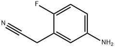 Benzeneacetonitrile, 5-amino-2-fluoro- (9CI) Structure