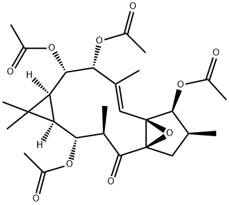 ingol-3,7,8,12-tetraacetate 结构式