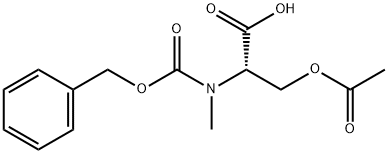 N-ALPHA-BENZYLOXYCARBONYL-N-ALPHA-METHYL-O-ACETYL-L-SERINE DICYCLOHEXYLAMINE Struktur