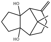 4,8-Methanoazulene-3a,8a-diol, octahydro-9,9-dimethyl-5-methylene- (9CI) Struktur
