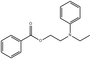 2-(ethylanilino)ethyl benzoate 结构式
