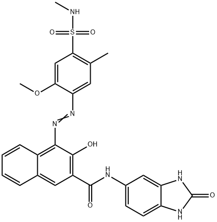 Pigment Red HF4C|N-(2,3-二氢-2-氧代-1H-苯并咪唑-5-基)-3-羟基-4-[[2-甲氧基-5-甲基-4-[(甲氨基)磺酰基]苯基]偶氮]萘-2-甲酰胺