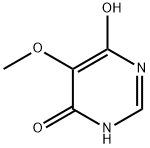 4,6-ジヒドロキシ-5-メトキシピリミジン 化学構造式